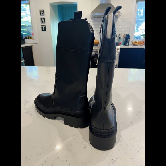 New with tags Zara rubber sole mid-calf boots - Picture 3 of 5